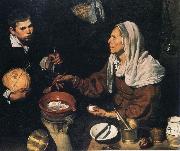 Diego Velazquez Old Woman Cooking Eggs oil painting artist